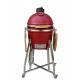 Red Color 39cm 15 Inch Kamado Grill Stainless Steel Kitchenware