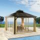 3x4M PC Ceiling Material Outdoor Gazebos With Hardtop for relaxation