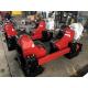 Black-Red 20T Self Aligning Pipe Welding Rotator ,Wind Tower Tank Turning Rolls