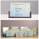 Custom Family Acrylic Picture Frames With Wood Base