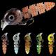 5 Colors 5.5CM/3.9g Minnow Blood Worm Lures Full Swimming Layer Trout Lures Multi Jointed Fishing Lure