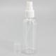 40*134mm 100ml PET Plastic Spray Bottle Cylinder Round Shoulder