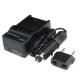 12V DC AHDBT-401 Home Wall Car Quick Battery Charger With EU Adapter For GoPro Hero 4