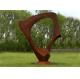 Attractive Bone Corten Steel Sculpture Unique Design OEM / ODM Available