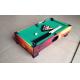 Attractive Kids Play Mini Game Table Color Graphics Design Wood Pool Table