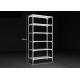 Multilayer 150kg Slotted Angle Shelving Stainless Steel Assembly