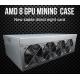 AMD A4 5300 FM2 Mining Rig Machine 8 Gpu Mining Frame 4GB DDR3 Notebook Memory