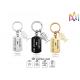 22 x 39mm 304 Stainless Steel Custom Shaped KeyChains