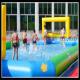 CUSTOMIZED  best quality  water inflatable soap football for summer