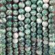 Blue Spotted Round Bead Natural Crystal Gemstone Loose Bead Strands for DIY Jewelry Making