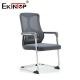 Mid Back Black Office Chair With Mesh Backrest And Metal Frame