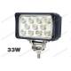 IP67 33W 6 Inch LED Truck Work Lights Easy Replace For 4WD / Off Road