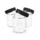 Round 4 Oz Glass Jars With Lids Child Resistant Straight Sided Glass Jar
