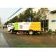ISUZU EFL 700 Street Washing And Sweeper Truck With Brushes High Pressure Water