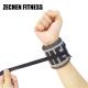 CrossFit Weightlifting Wrist Straps Fitness 90cm Gym Grey Cotton Cloth Custom Print