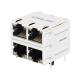 JT5-2210NL 10G Base-T 2x2 Port Rj45 Connectors 12 PIN THT With LIGHT PIPES