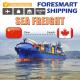 Global Logistics 40FT FCL Container Shipping From China To Canada