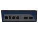 SFP Slots Managed Industrial Ethernet Switch Metal Material 5.6Gbps