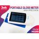 HG268 Portable Tri - Angle Gloss Meter 3.5 Inch Touch Screen For Paint Gloss Inspection