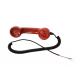 Anti Destructive PC / ABS Material Red Telephone Handset for Public Phone