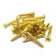 0.01mm Gold Plating Stainless Steel Screw Machine Parts