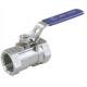 25MM Stainless Steel Floating Ball Valve With PTFE Seat And Threand NPT BSP End