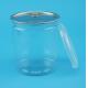 Durable Small Round Plastic Containers Transparent Color 83 . 3MM Caliber