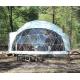 15m Diameter PVC Coated Geodesic Dome Tent Sphere Clear Dome Tent