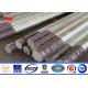 Galvanized Distribution Steel Pole 30FT 9150mm 3.0mm Thickness