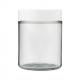 18oz Straight Sided Clear Glass Jars