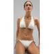 Brazilian Girls Swimming Suits Bikini Small Cup+ High Cut Style Beach Biquini Solid Black/White Micro Swim Suits Thong B