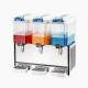 3 Tank Restaurant Juice Beverage Dispenser With Capacity 36 Liters