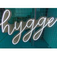 EU Plug White Hugger Neon Led Signs Silica Gel For Teacher