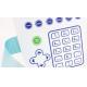 Tactile Embossed Buttons with Metal Domes membrane Switch| LTMS0020