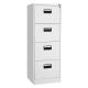 Recessed Handle Metal Filing Cabinet Lockable Light Grey RAL7035 Color