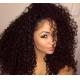 Double Layer Lustrous Brazilian Curly Human Hair Weave With Natural Color
