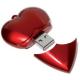 custom printed logo or engraved available  heart shape valentine day gifts USB flash drive 1GB - 16GB 