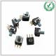 IP67 2x3 Digital Code Rotary DIP Switch Right Angle Type Square 6 Position 6 Pines