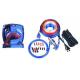 4 GA Blue PVC Car Audio Amplifier Wire  Kit with 60A AGU Gold Fuse Holder and 6meter Red Power Cable