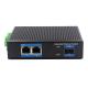NF512G-SFP SFP To 2 UTP Din Rail Industrial Ethernet Switch 10/100/1000M