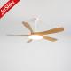 56 ABS Ceiling Fan Lamp 3 Color Dimmable Led Light For Living Room