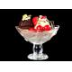 Funny Shape Disposable Plastic Dessert Cups , Plastic Goblet Cups Light Weight
