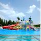 Customized Outdoor Water Playground Fiberglass With Steel Reinforcement For Hotel Entertainment