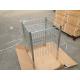 Clear Lacquer Retail Store Equipment 600 x 600 x 900mm Zinc Plated Table