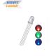 4 Pins RGB LED 5mm Through Hole 0.06W , Common Anode Water Clear Lens F5 Tri Color LED