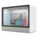 65 4K LCD Advertising Transparent Showcase Display Box Digital Signage