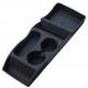 Topfit Silicone Storage Box, Center Container Box,Cup Holder for Tesla- second version (black)