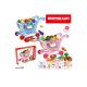 W / Fruit Age 3 Pink 33Pcs Childrens Toy Kitchen Sets 17  Pretend Play Cashier Shopping Cart