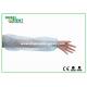 Light-Weight White PP+PE waterproof Disposable Arm Covers For Household
