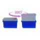 Injection Solid Storage Crate Moving Box Nestable Plastic Crate Stackable Warehouse Container